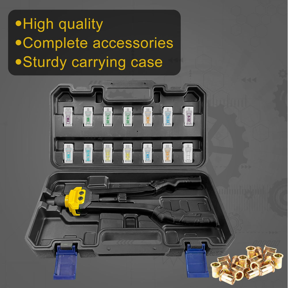 IMQUALI blow-molded case keeping tools organized and portable.