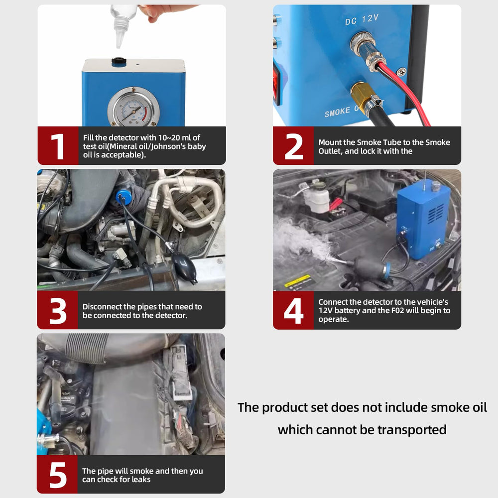 IMSTMTER smoke detector oil window shows safe oil level during tests.