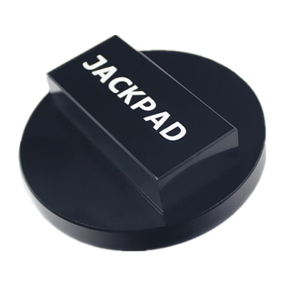 imUfer jack pad adapter anodized black color matches many car aesthetics