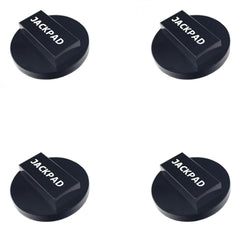 imUfer jack pad adapter four-pack packaging shows pads ready for lifting