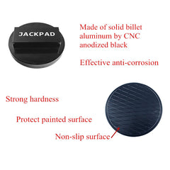 imUfer jack pad adapter bottom texture with rubberized grip prevents slipping