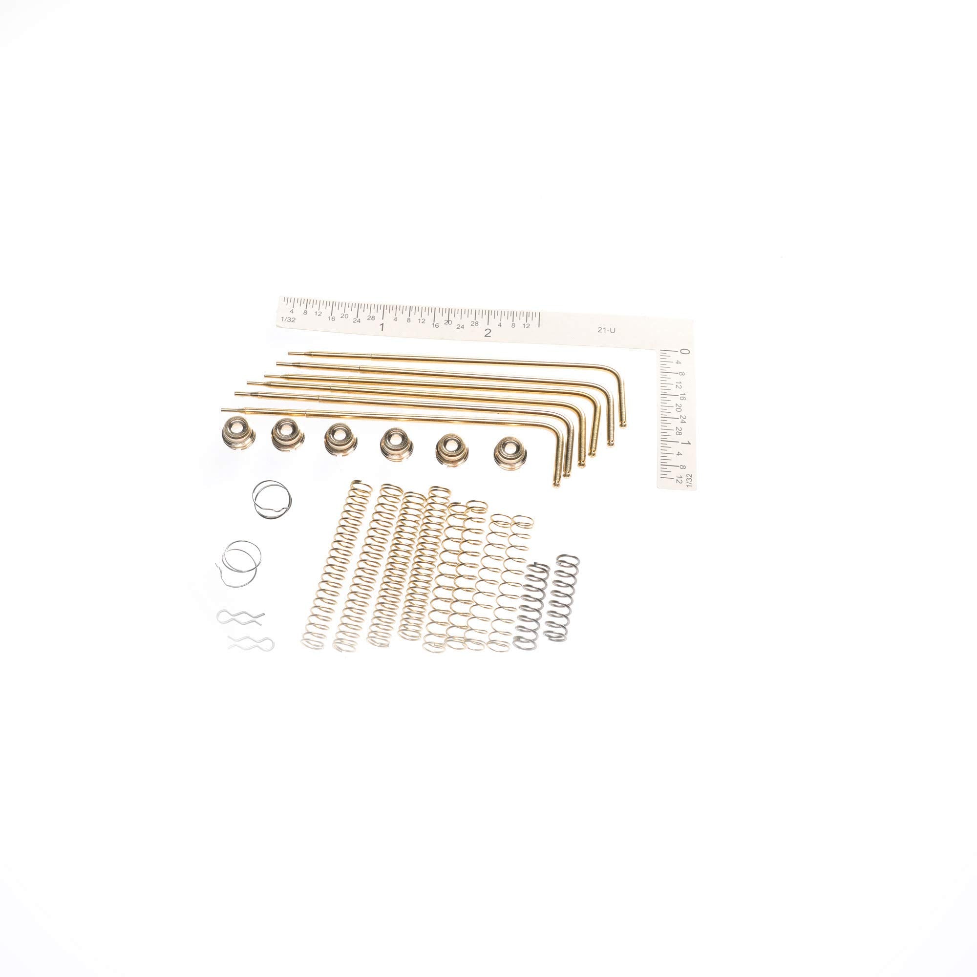 imUfer Edelbrock CFM-1405 calibration kit components laid out for quick tuning.