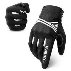 INBIKE breathable mesh gloves front view showing airflow and fit.