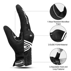 INBIKE gloves feature TPR palm pad to resist wear