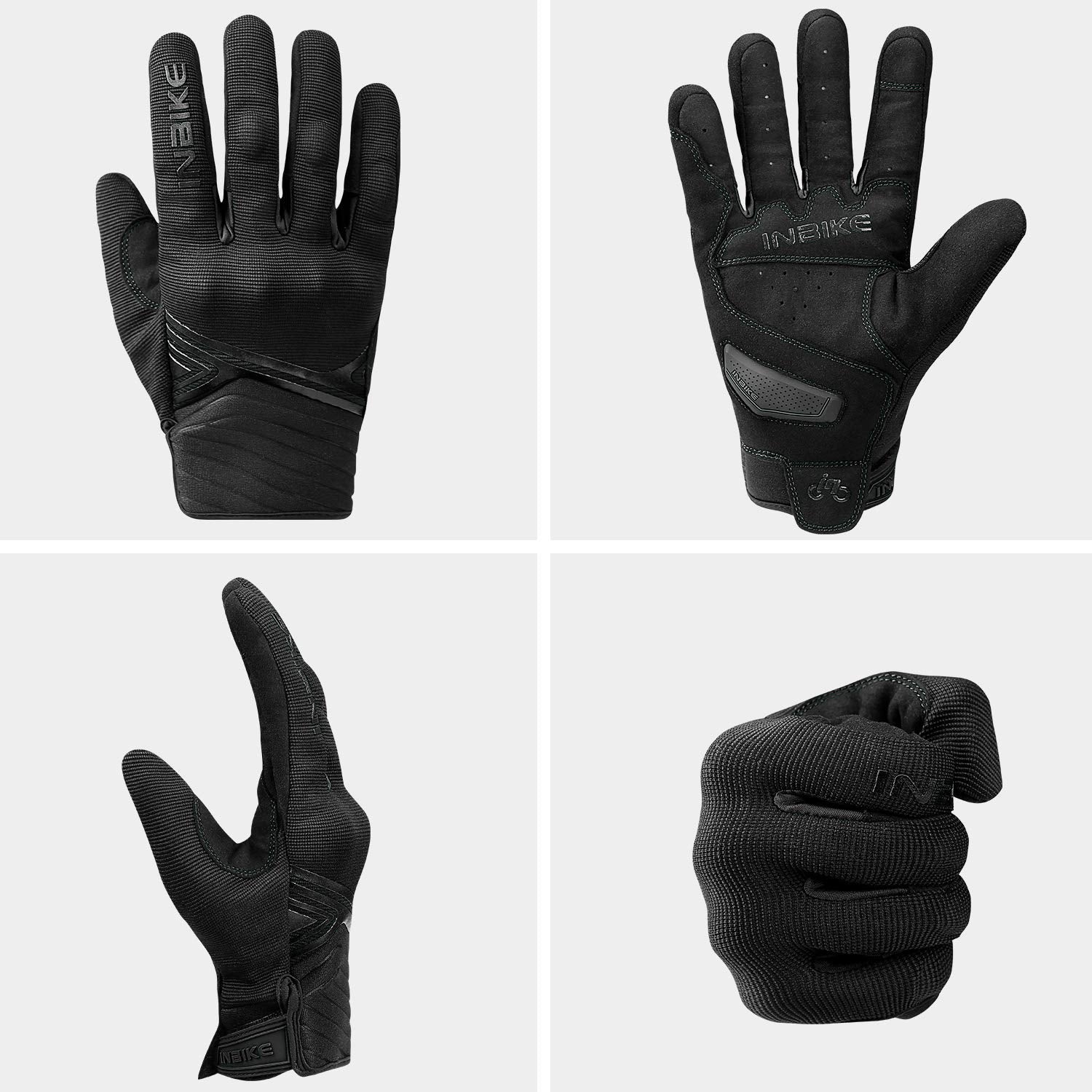 INBIKE pull-tab wrist design for quick on/off.