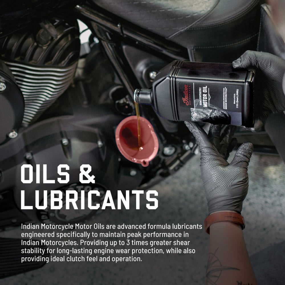 Indian Motorcycle drain plug washers closeup seals securely during maintenance