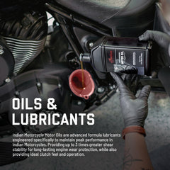 Indian Motorcycle drain plug washers closeup seals securely during maintenance