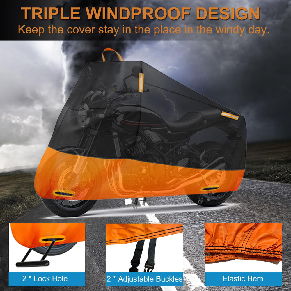 INEZARI cover featuring windproof buckles to secure in gusty weather