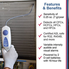 Inficon 705-202-G1 heated-diode sensor delivers reliable sensing across refrigerants in HVAC/R.