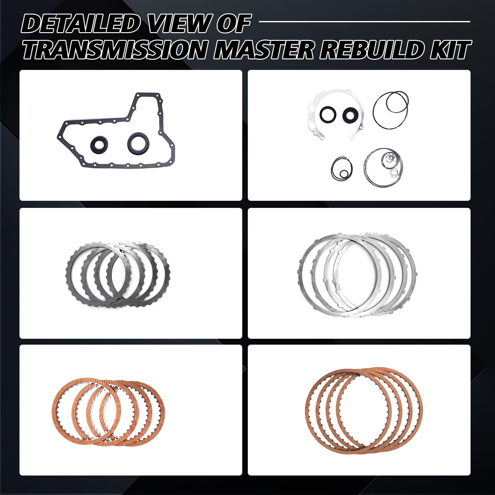 Complete accessories and hardware included for faster rebuild