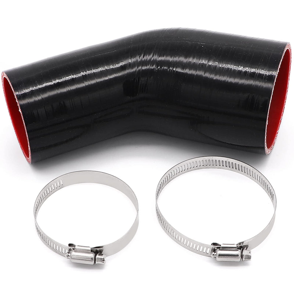 Ingoulut 45-degree silicone reducer for precise turbo piping connections