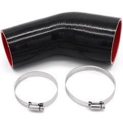 Ingoulut 45-degree silicone reducer for precise turbo piping connections