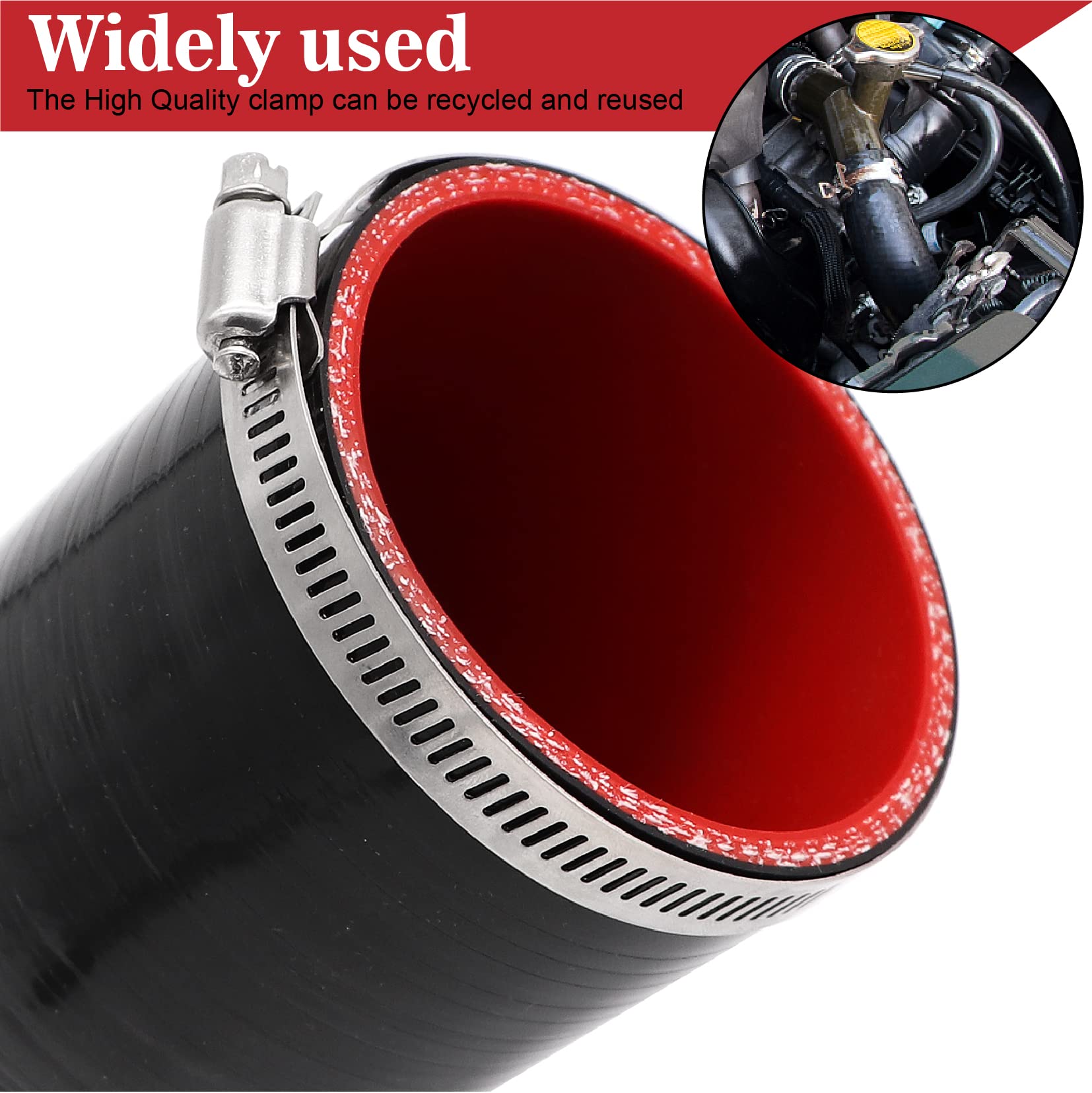 Ingoulut silicone hose demonstrating wide temperature tolerance for harsh conditions
