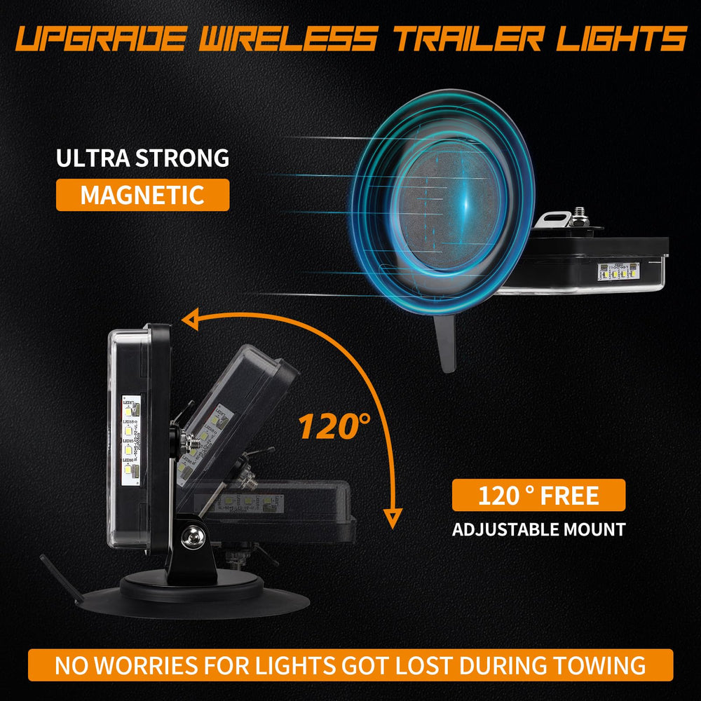 inhtgeas 2.4GHz wireless transmission reaches over 100 feet for secure towing
