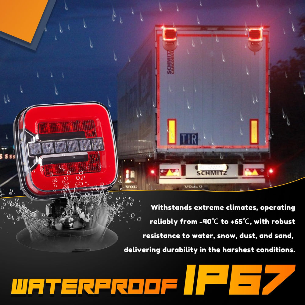 inhtgeas long runtime and reliable lighting suit trailers boats and RVs.
