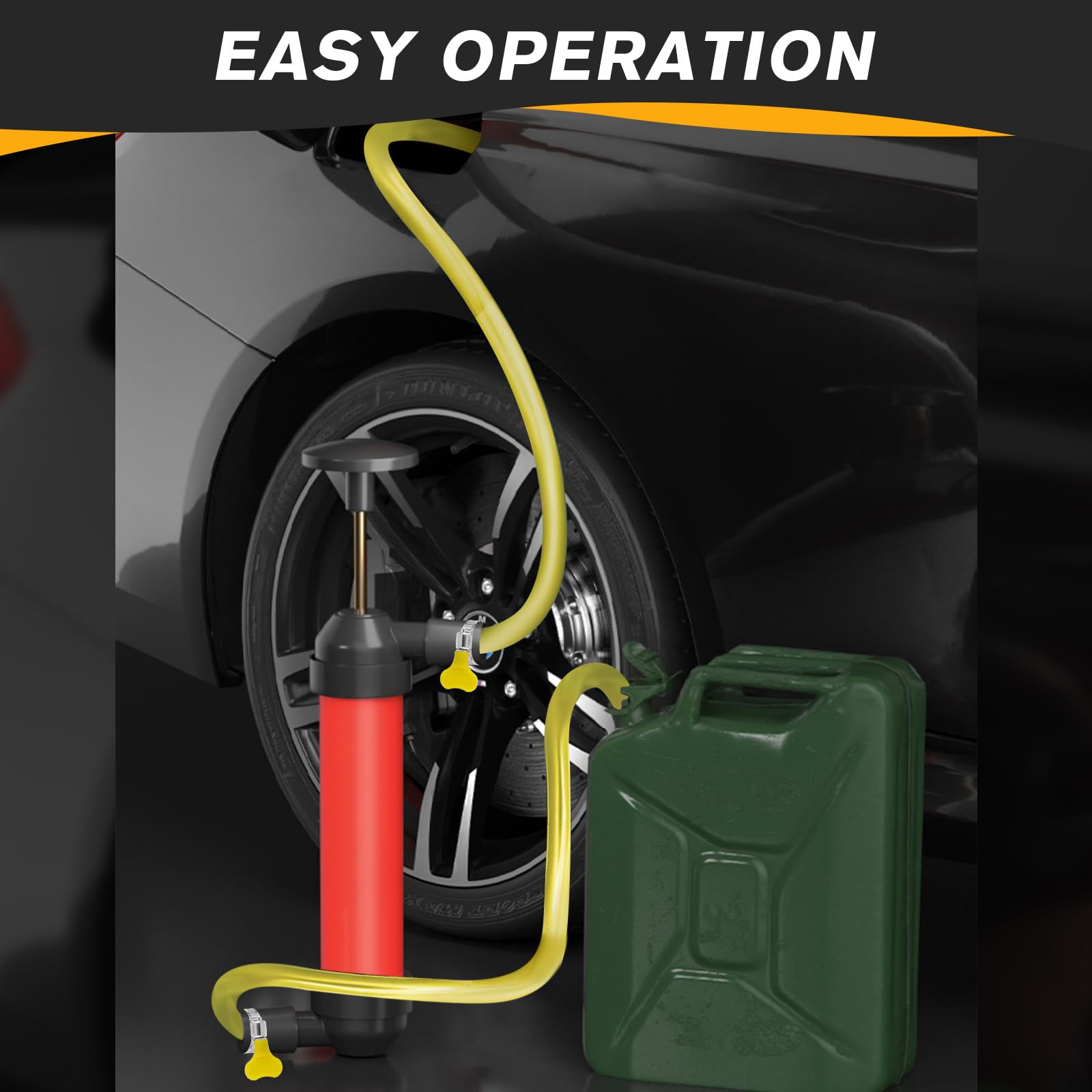 Iniscape liquid transfer water and fuel setup showing versatile use