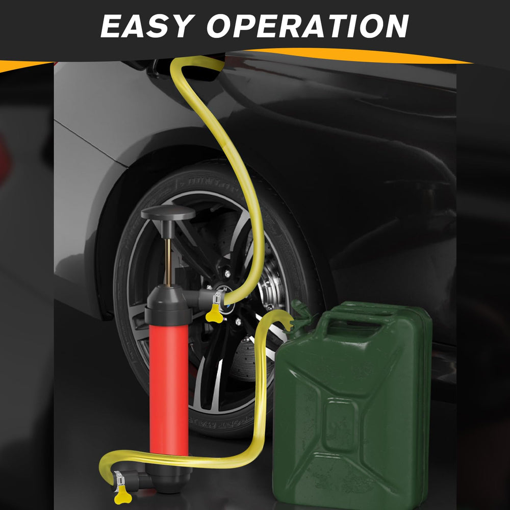 Iniscape liquid transfer water and fuel setup showing versatile use