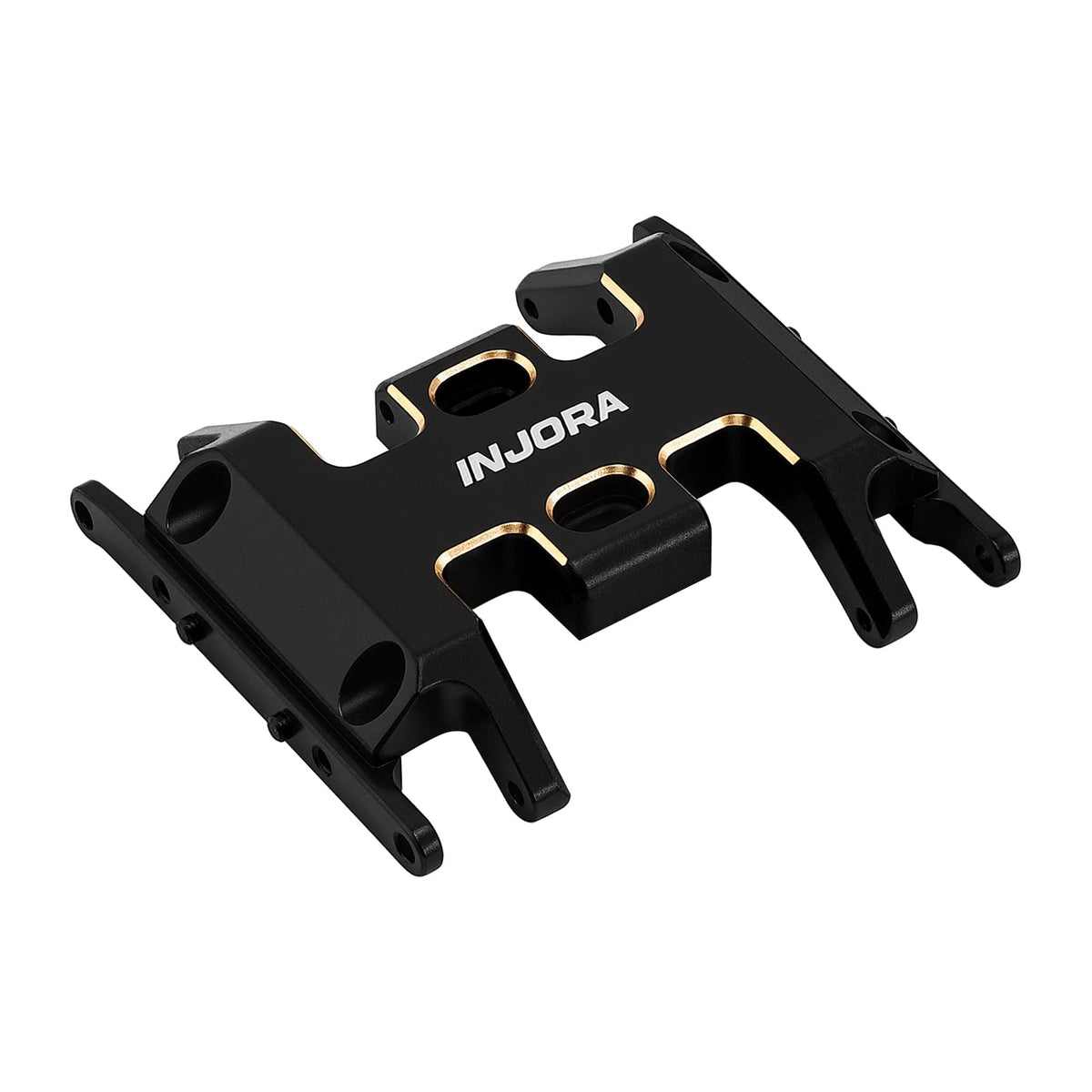 INJORA forward/reverse skid plate for SCX24 enhances transmission versatility.