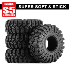 INJORA foam inserts included provide stable support and consistent tire shape.