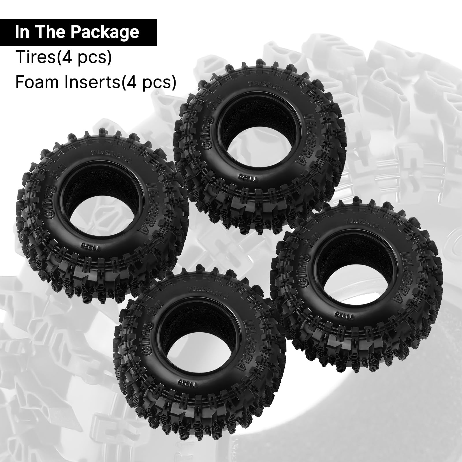 INJORA 1370 inserts compatibility close-up showing upgrade potential.