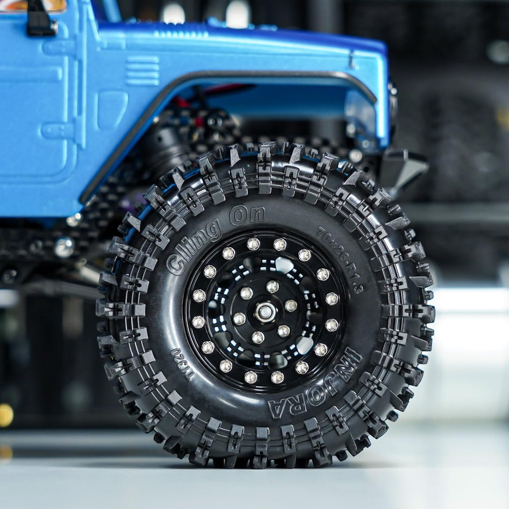 INJORA S5 Cling On Tires set with inserts for ready-to-run crawler.