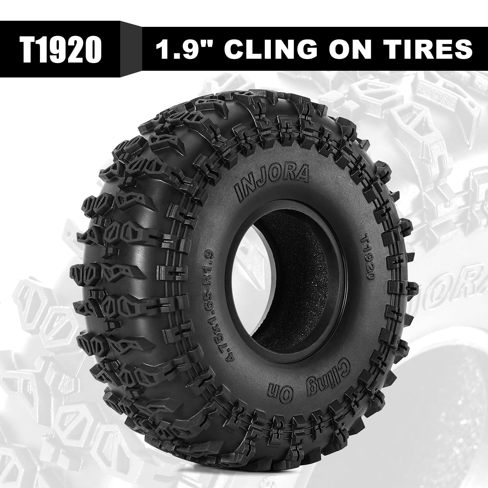 INJORA S5 sidewall detail emphasizing durability and consistent performance.