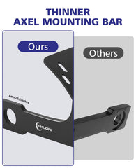 INKUDRI side-mount swing arm license plate bracket fits many bikes for cleaner rear profile.