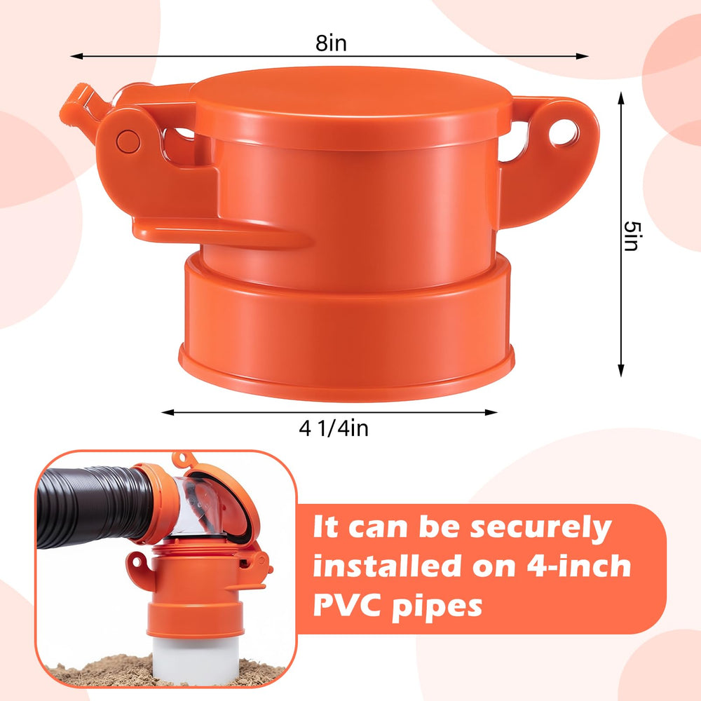 Innconee odor-proof seal preventing odors from escaping the waste tank