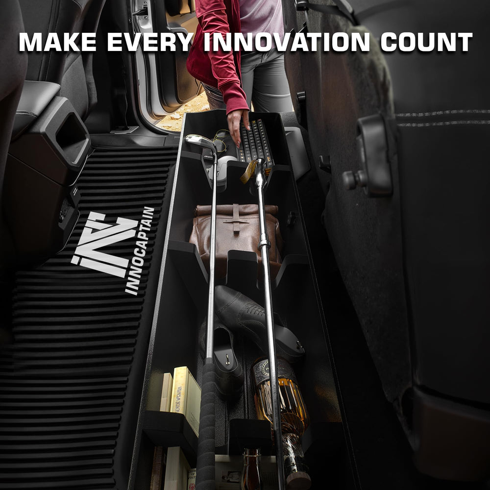 InnoCaptain removable dividers underseat storage box enables versatile gear sorting.