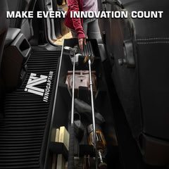 InnoCaptain removable dividers underseat storage box enables versatile gear sorting.