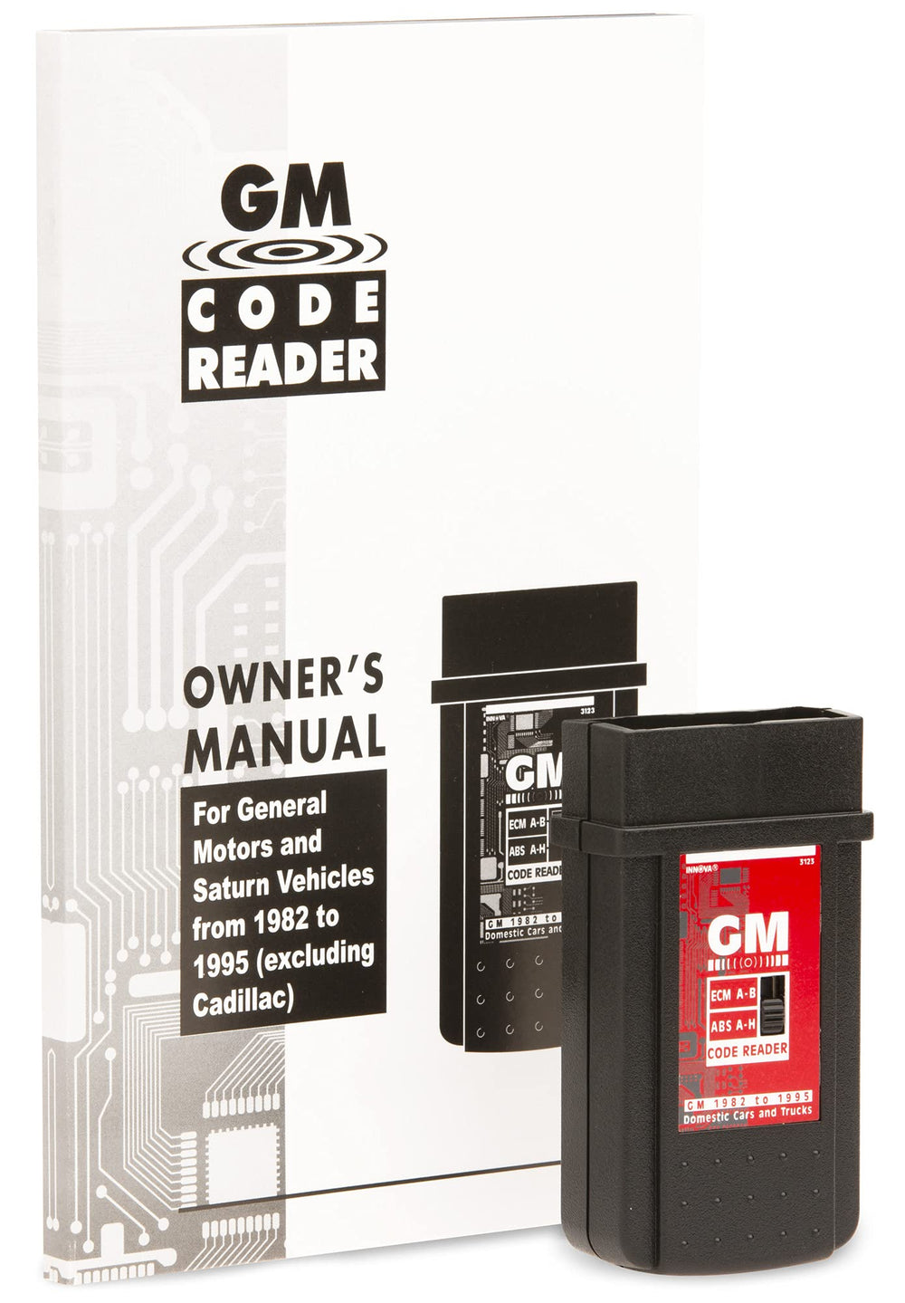 Innova 3123 GM OBD1 Code Reader multilingual guide included.
