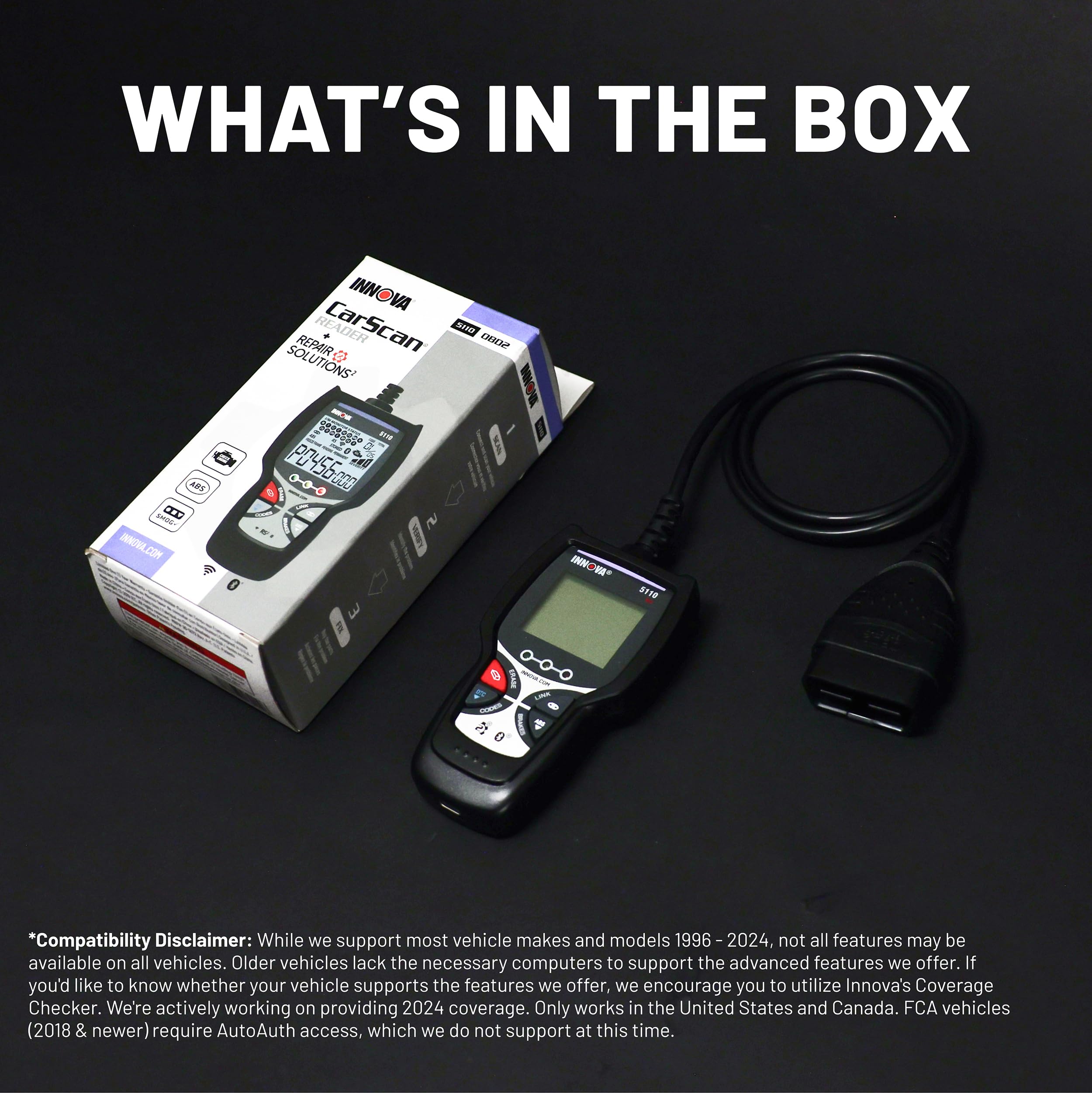 Innova 5110 DIY setup for quick home diagnostics.