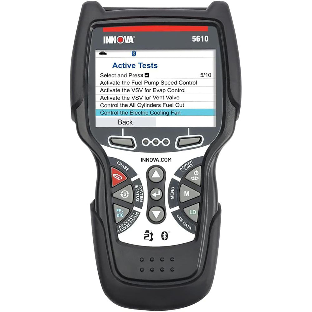 Innova 5610 interface view helps you quickly access diagnostic data