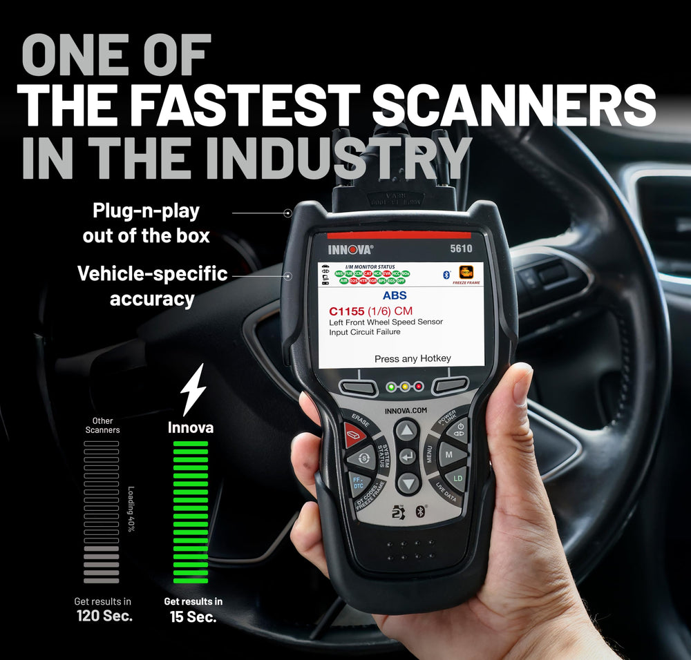 Innova 5610 dealership-reset function enables dealership-level re-learn procedures