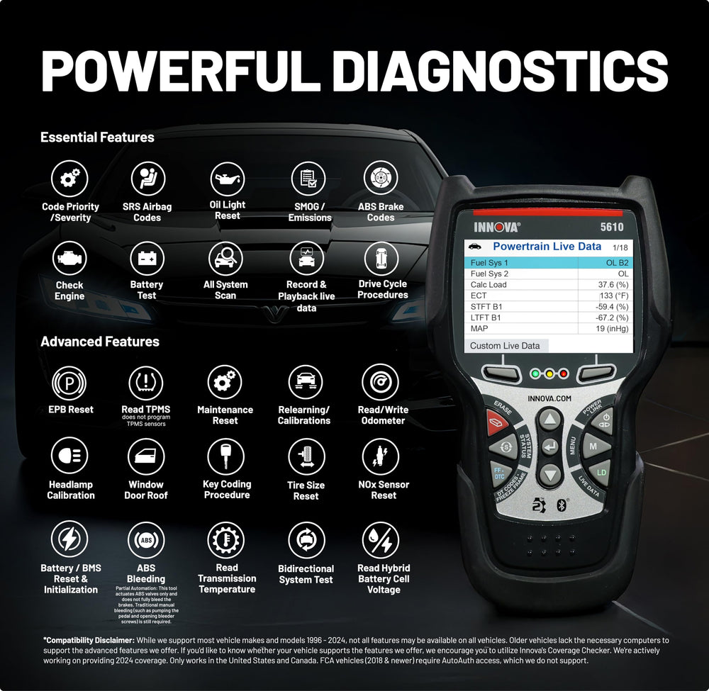 Innova 5610 RepairSolutions2 integration streamlines wireless diagnostics