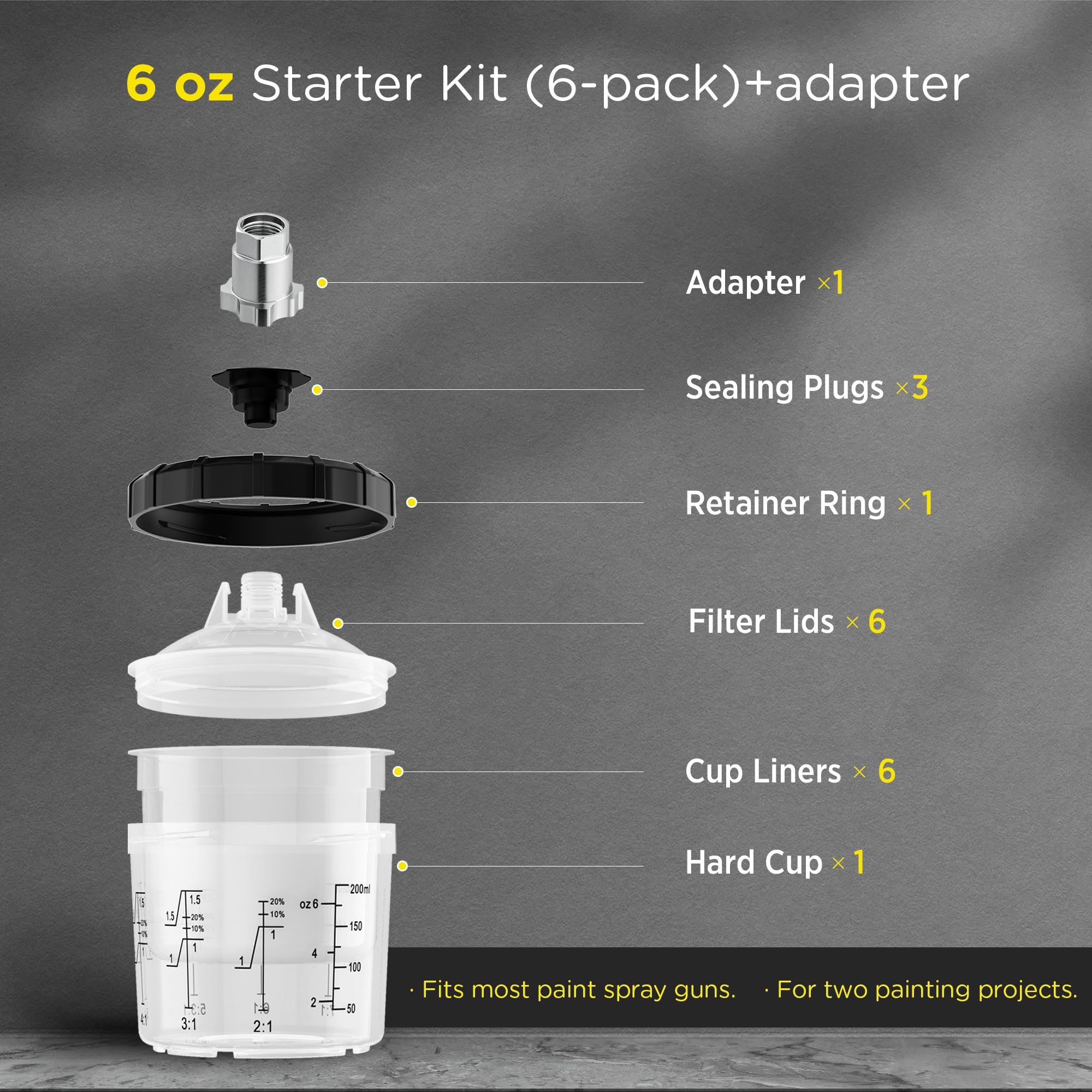 InoKraft cup liner and filter lid for smooth, even finishes