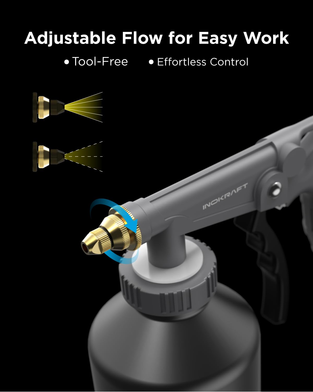 InoKraft rubberized undercoating tool for durable automotive protection
