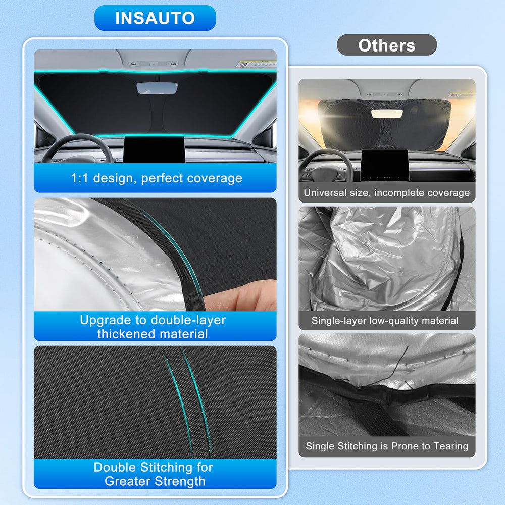 INSAUTO Corolla sunshade interior protection shields dashboard and leather