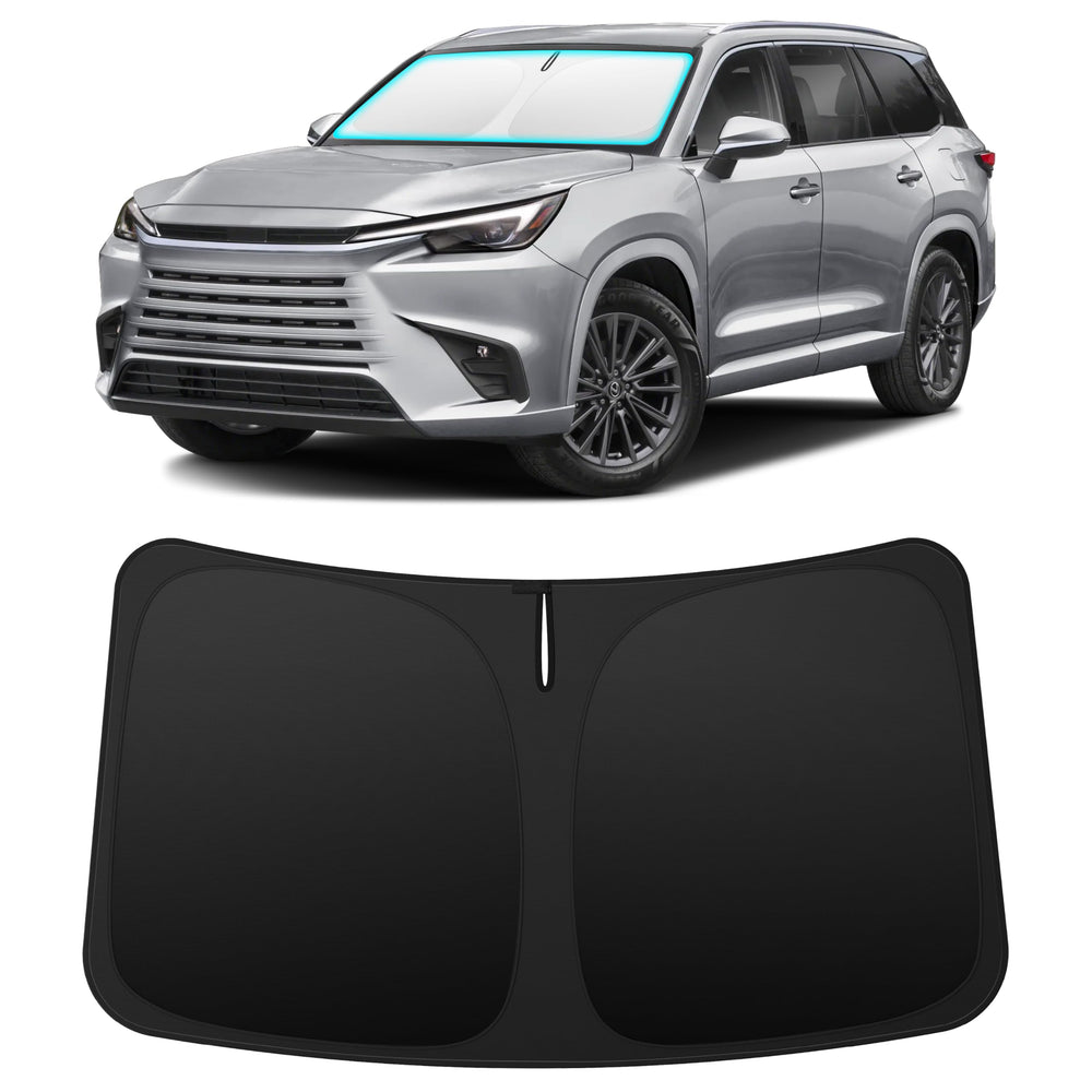 INSAUTO custom-fit windshield sun shade for Lexus TX blocks heat for a cooler cabin.