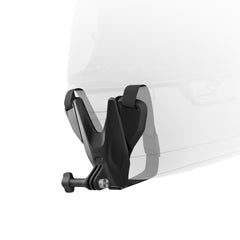 Insta360 Helmet Chin Mount 2.0 attached to a helmet for immersive POV footage