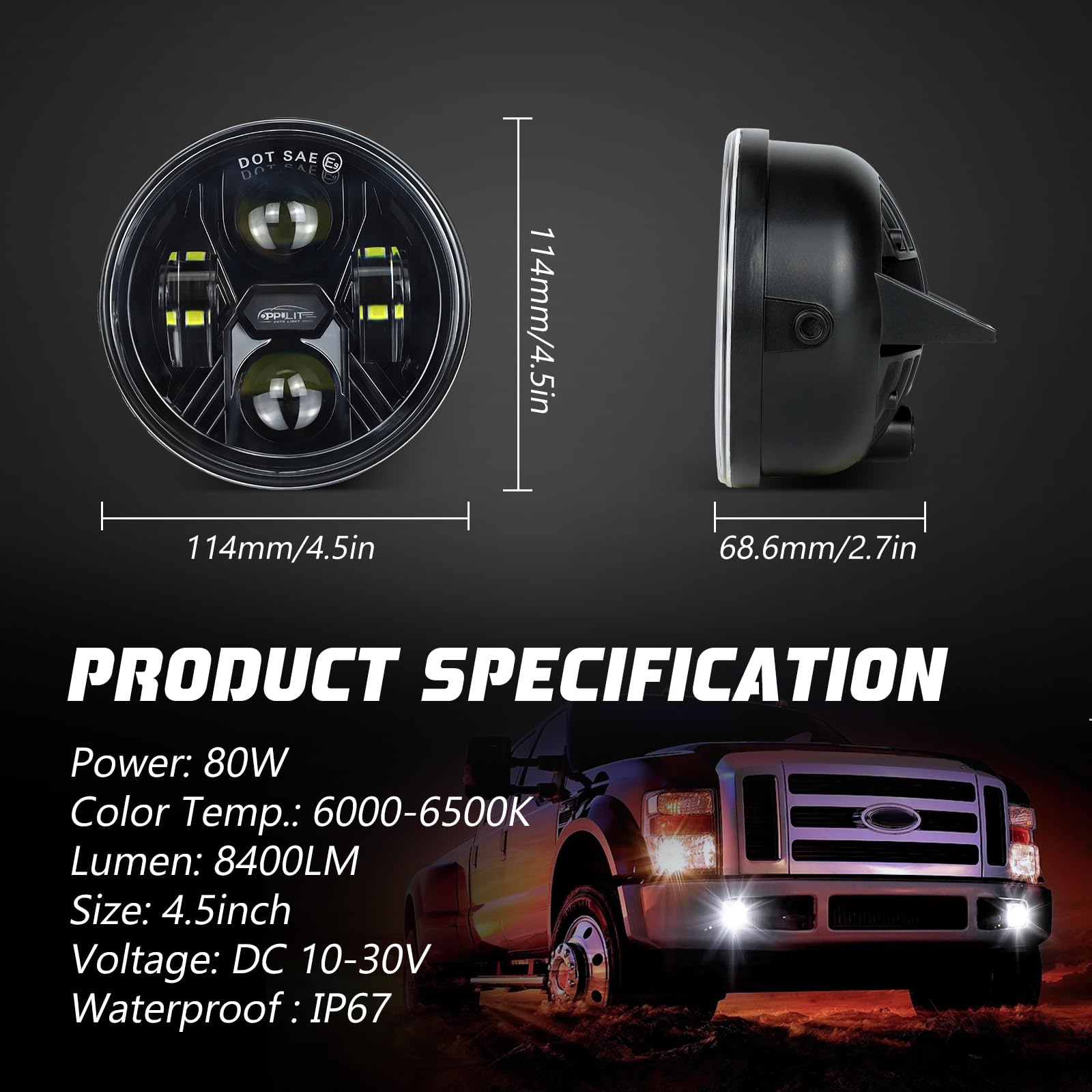 Fits Ford F-150 models from 2007 to 2014.