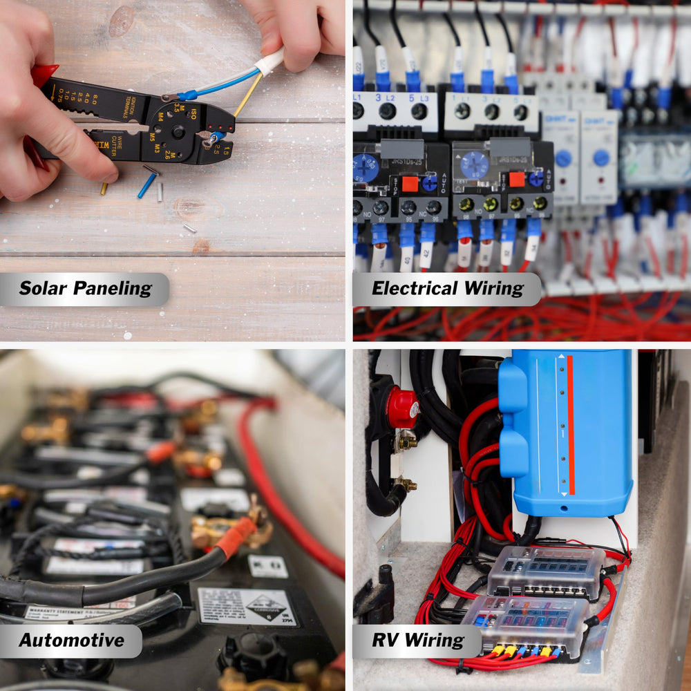 InstallGear suitable for solar, auto, RV, marine, and lawn equipment power needs.