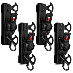 Integral Straps bed-mounted retractable strap assembly secures cargo quickly