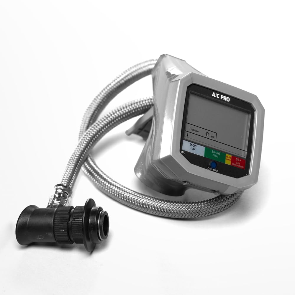 InterDynamics Pro-C A/C trigger dispenser for controlled refrigerant flow.