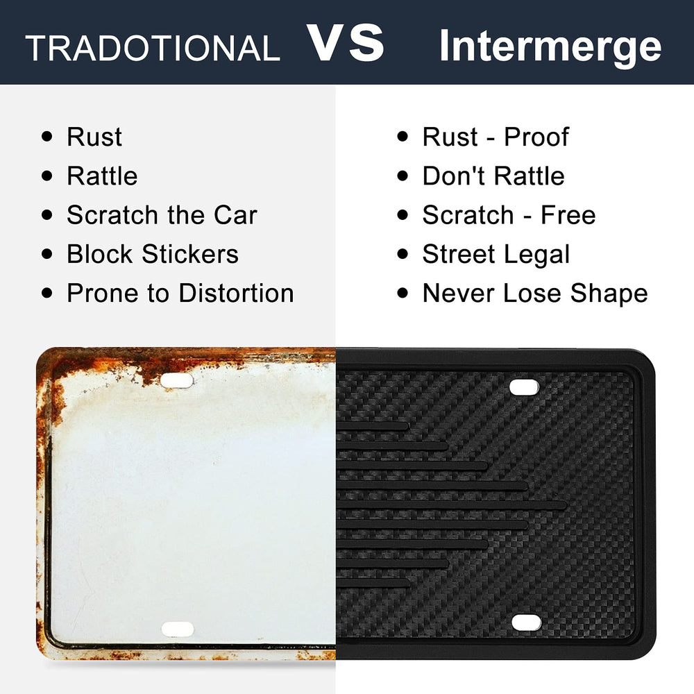 Intermerge TPU frame with drainage holes directs water away after rain.