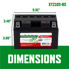 Interstate batteries action shot under a motorcycle seat highlights maintenance-free operation.