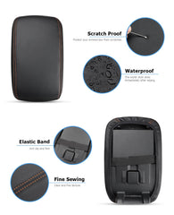 INTGET Crosstrek armrest cover dog-friendly seat view shows comfort during turns.