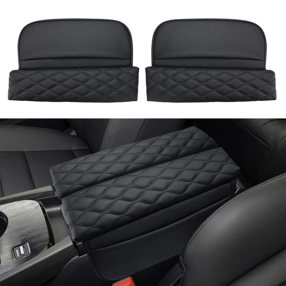 INTGET center console armrest cover in top view protects the Rogue lid