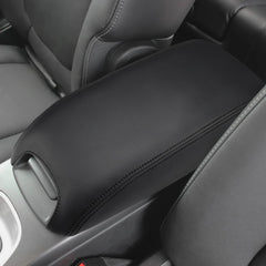INTGET center console cover front view: seamless fit, durable PU leather, sun and scratch protection.