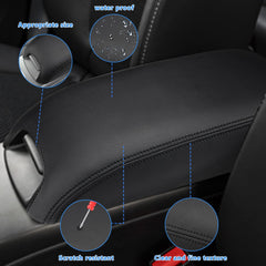 INTGET center console cover side profile: snug fit and edge-wrapped design.